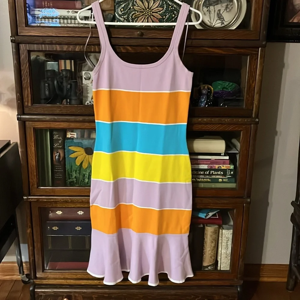 Tanya Taylor Noreen Knit Striped Dress Size Medium - Picture 5 of 16